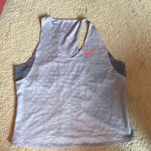 Nike fitted stretchy racer back tank